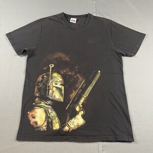 Vintage Star Wars Boba Fett T Shirt Lucas Film  Big Print  Size M